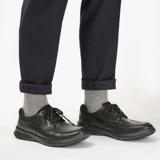 Cotrell Edge Black Smooth Leather | Clarks For Sale