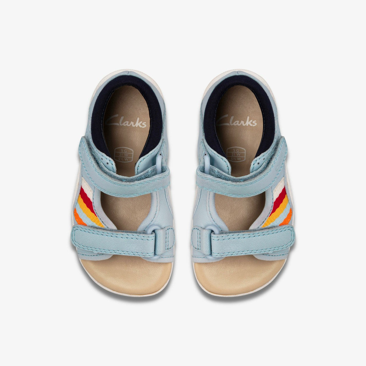 Zora Beau Toddler Light Blue | Clarks Discount