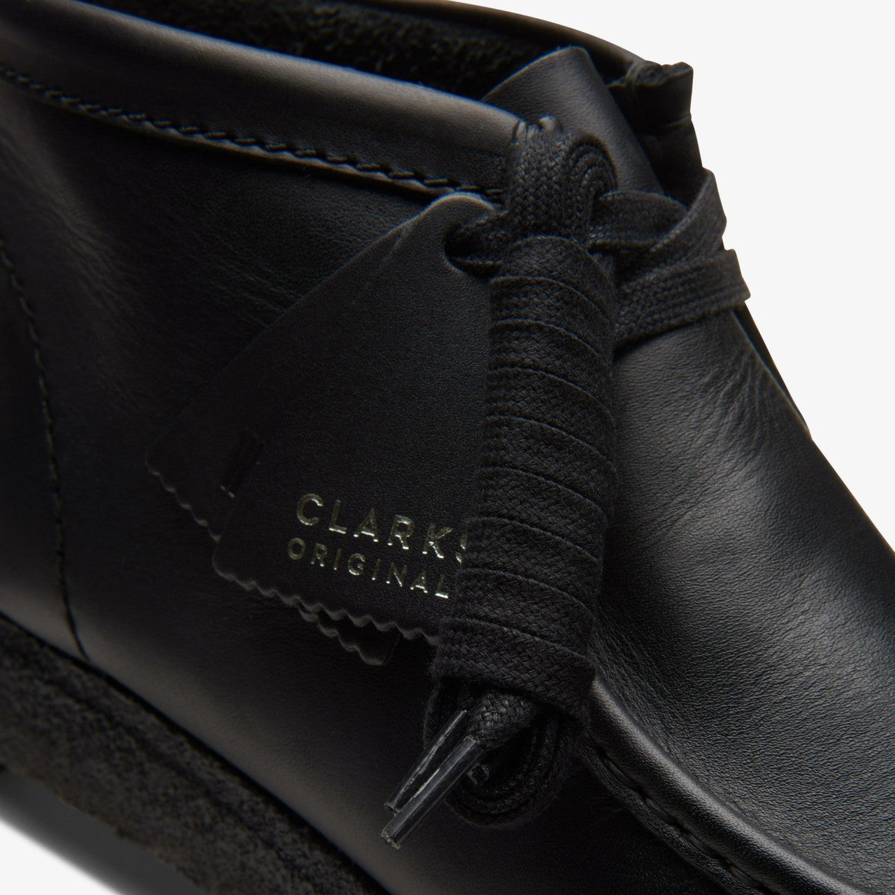 Wallabee Boot Black Leather | Clarks US
