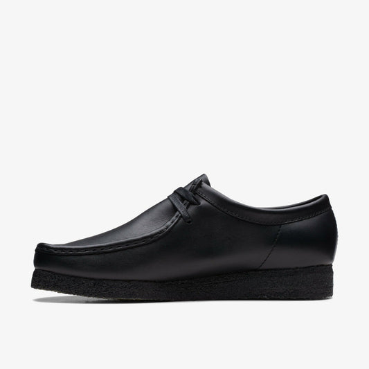 Wallabee Black Leather | Clarks Discount