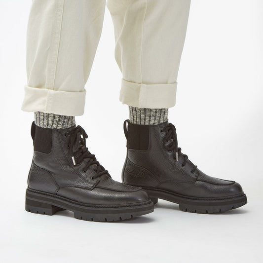 Orianna Mid Black Warmlined Leather | Clarks Sale