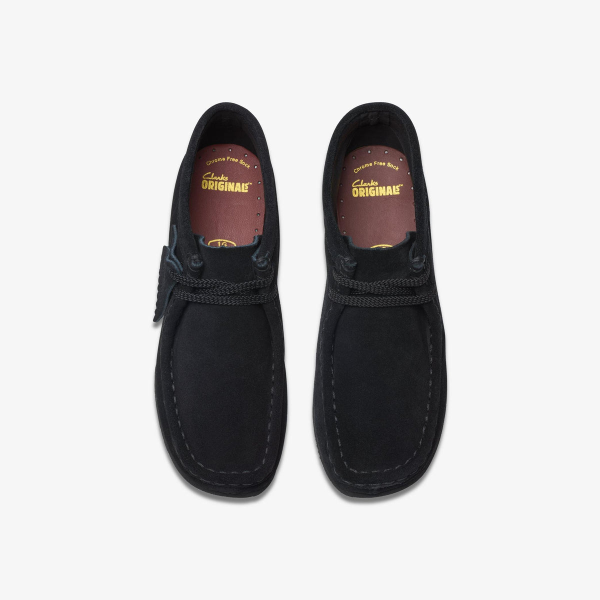 Wallabee Boot Kid Black Suede - US 6112