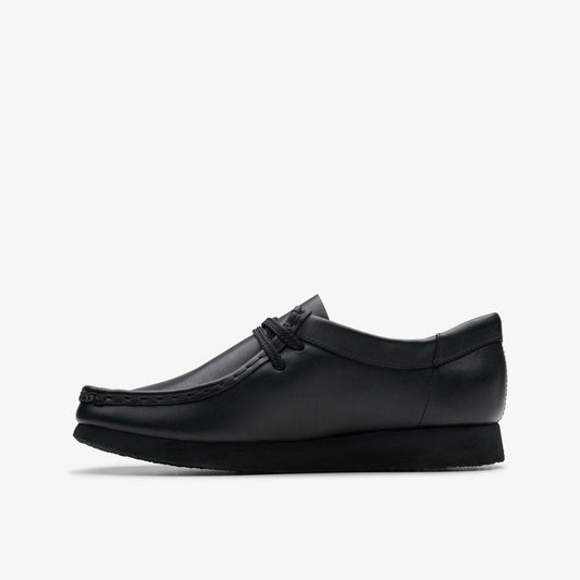 Wallabee Older Black Leather | Clarks Sale