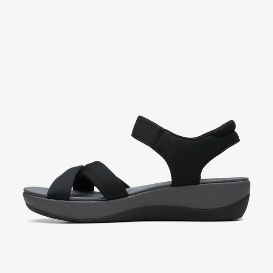 Arla Shore Black Textile | Clarks Onsale