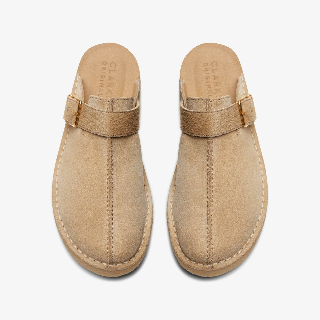 Trek Mule Taupe Interest | Clarks Onsale