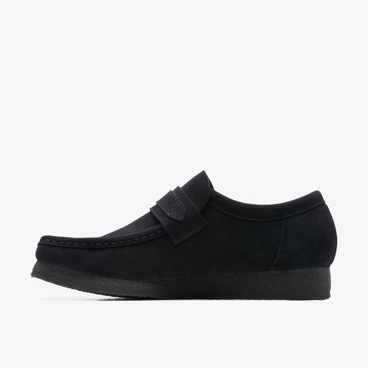 Wallabee Loafer Black Suede | Clarks US
