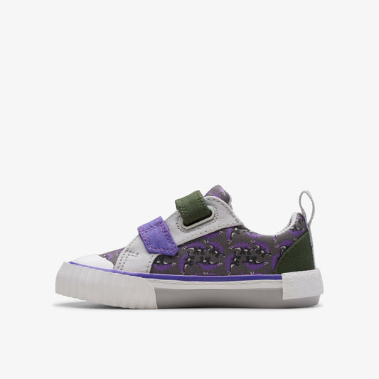 Foxing Steggy Toddler Grey Combination | Clarks Discount
