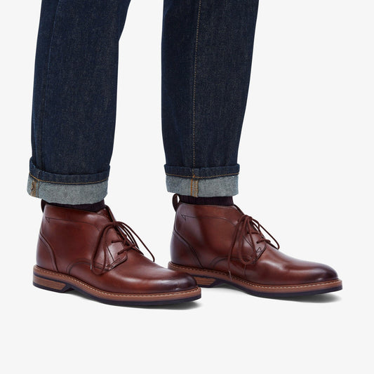 Aldwin Chukka Mid Tan Leather | Clarks US