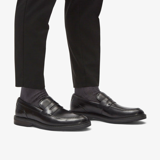 Aldwin Step Loafer Black Leather | Clarks Onsale