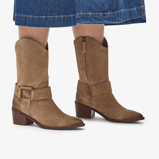 Morzine Rise Dark Sand Suede | Clarks Discount