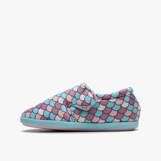 Fluffy Snug Kid Pink Multicolour | Clarks Onsale