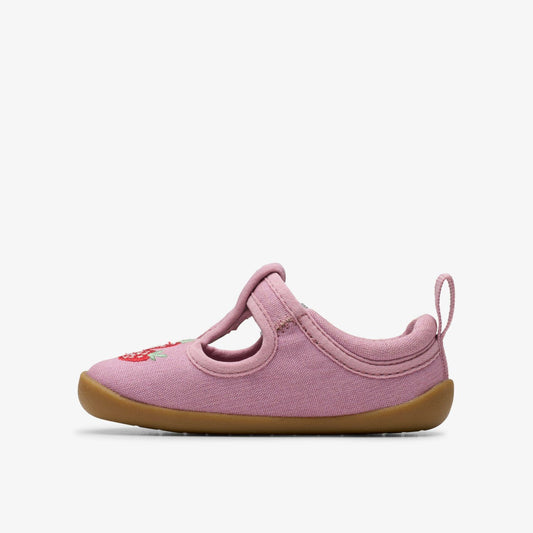 Roamer Grow Toddler Pink Canvas | Clarks Onsale