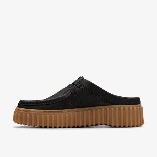 Torhill Mule Black Nubuck | Clarks