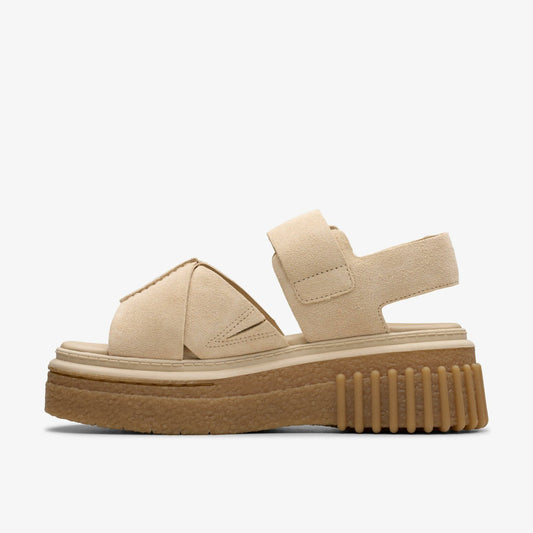 Evamar Wish Ecru Suede | Clarks Discount