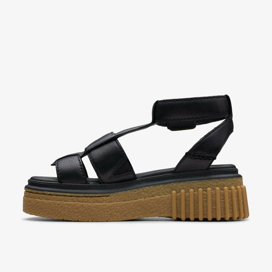 Evamar Sun Black Leather | Clarks For Sale