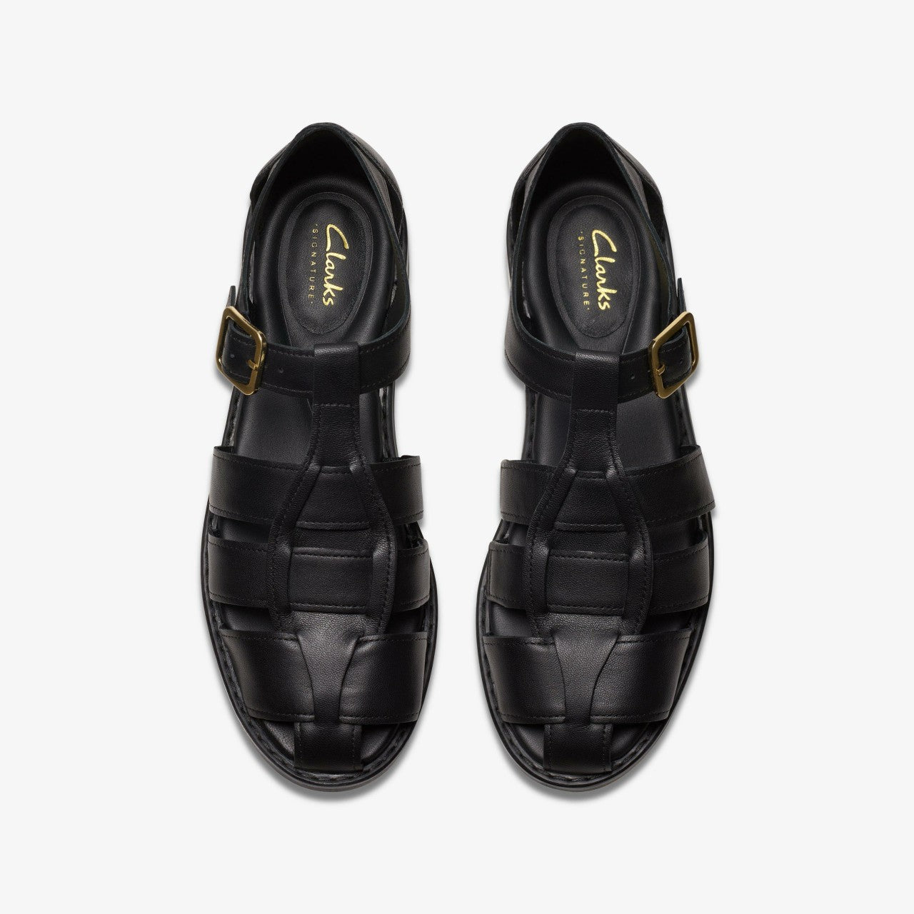 Hana Sun Black Leather | Clarks For Sale