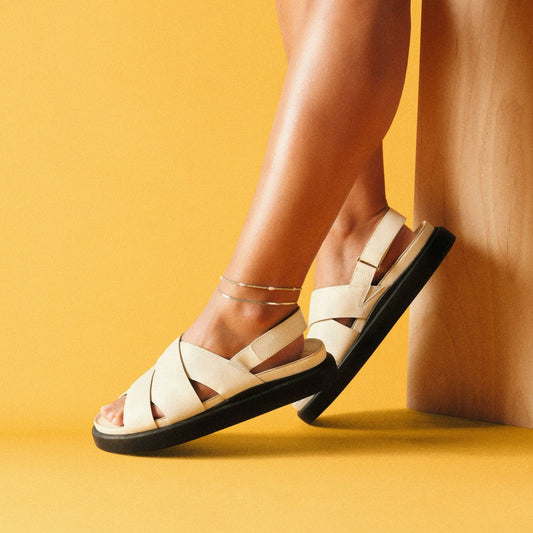 Aristella Sun Cream Leather | Clarks Discount
