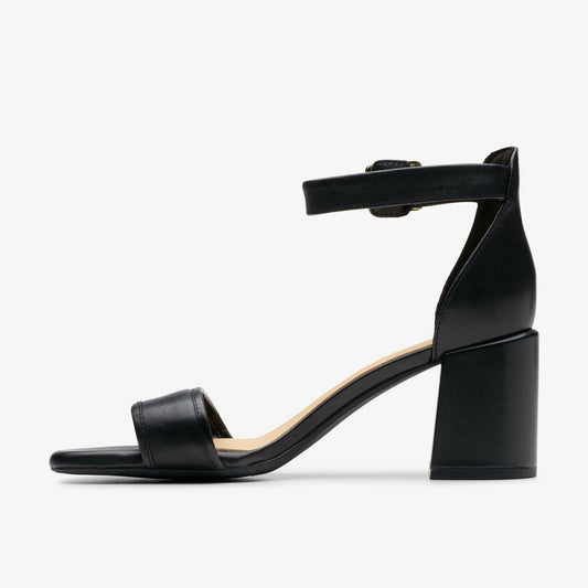 Ezoria Mae Black Leather | Clarks Onsale