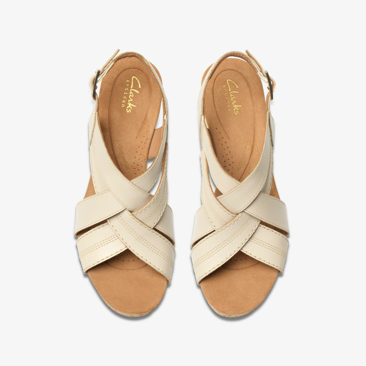 Sabina Sling Cream Leather | Clarks For Sale