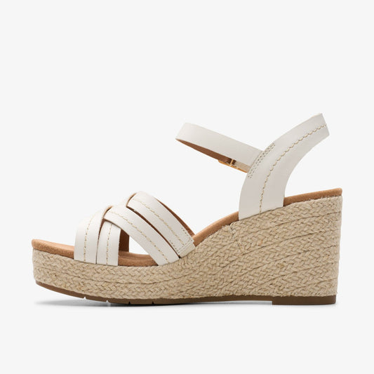 Sabina Strap Cream Leather | Clarks
