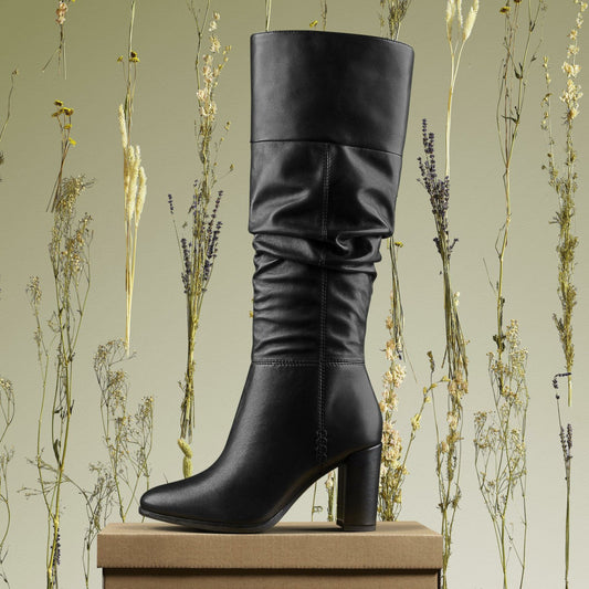 Freva 85 Slouch Black Leather | Clarks