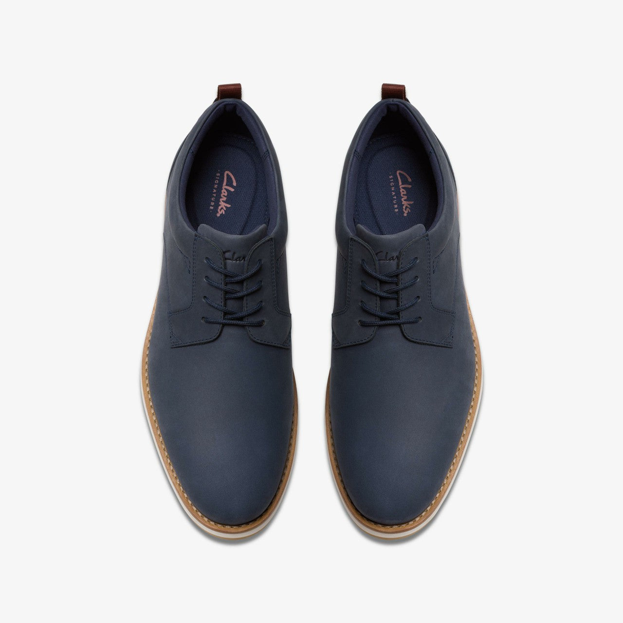 Lapford Lace Navy Nubuck | Clarks
