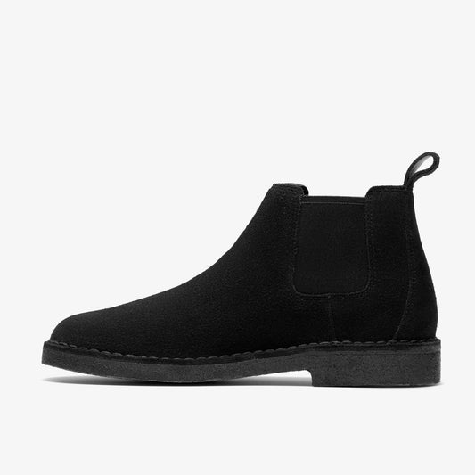 Desert Chelsea Black Suede | Clarks Discount