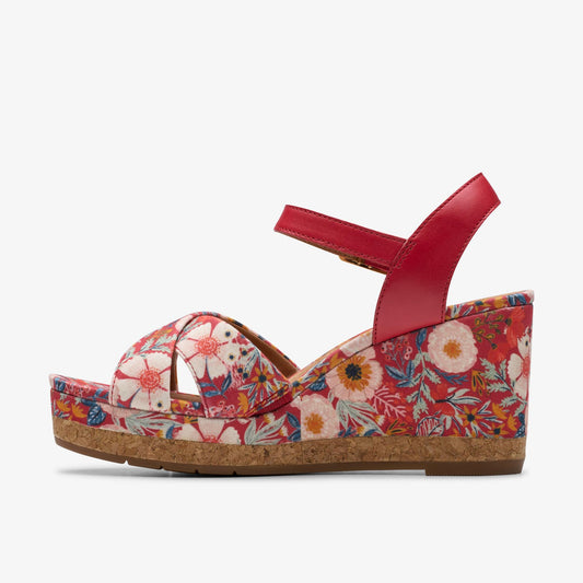 Chicly Floral Red Print - US 3068