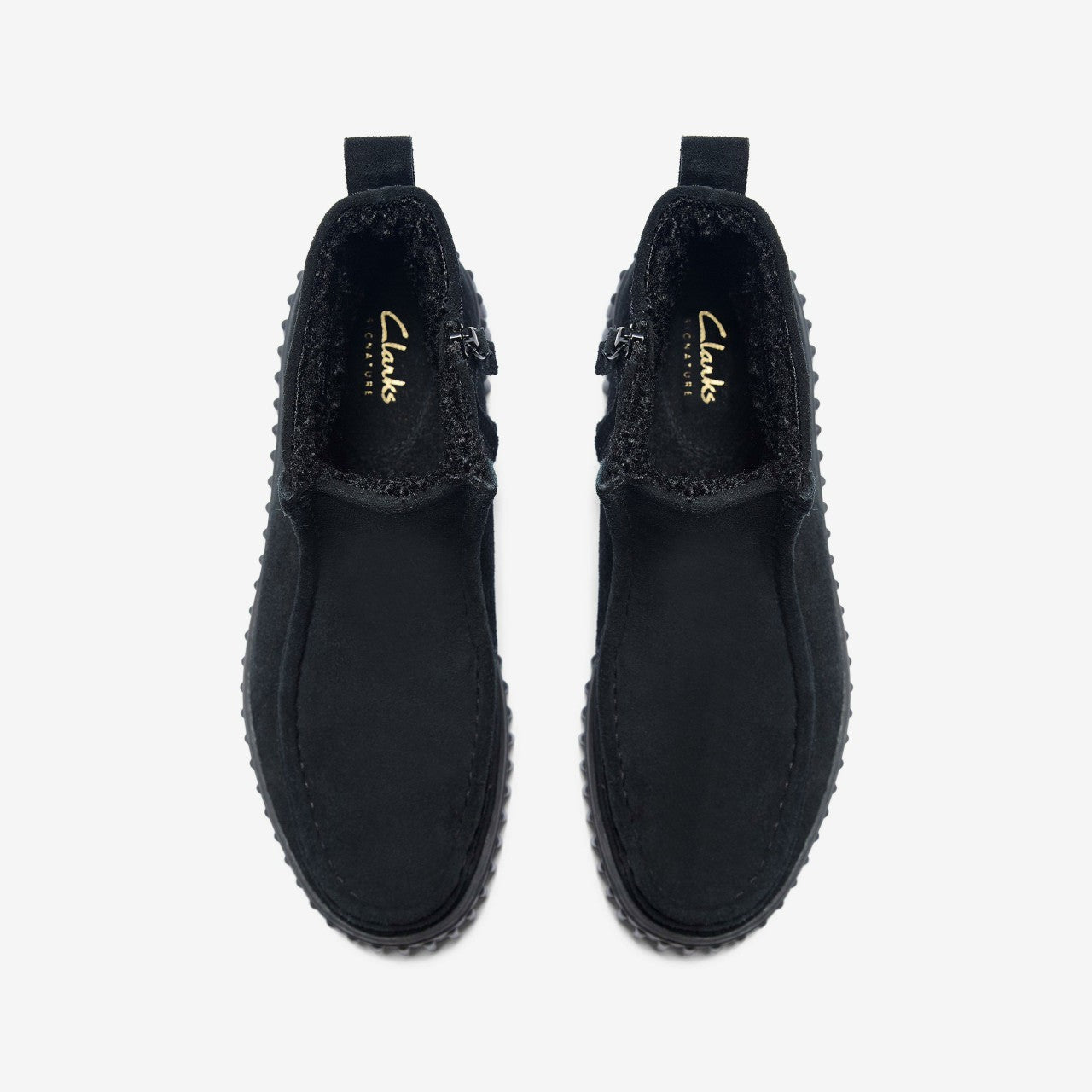 Torhill Cozy Black Warmlined Suede | Clarks For Sale