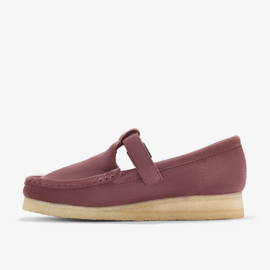 Wallabee T Bar Rose Brown Suede | Clarks For Sale