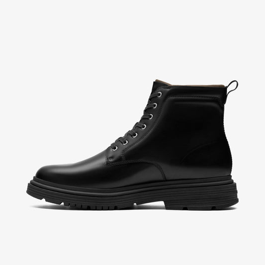 Badbury Hi Waterproof Black Warmlined Leather | Clarks For Sale