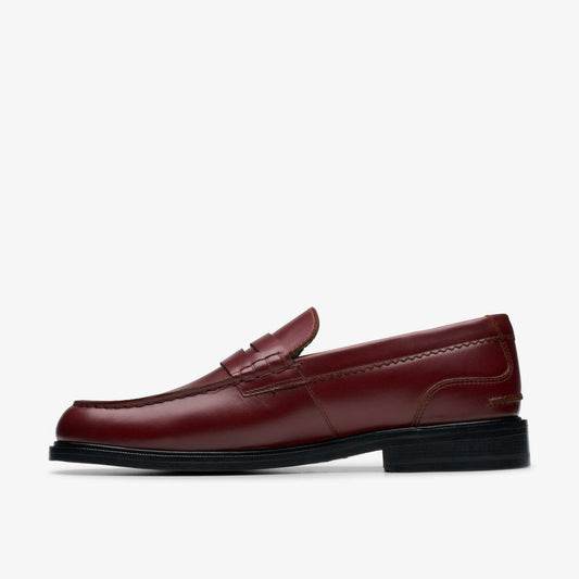 Craft James Lo Loafer Wine Leather | Clarks Discount