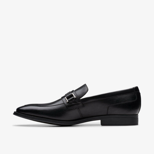 Paulton Lo Black Leather | Clarks US