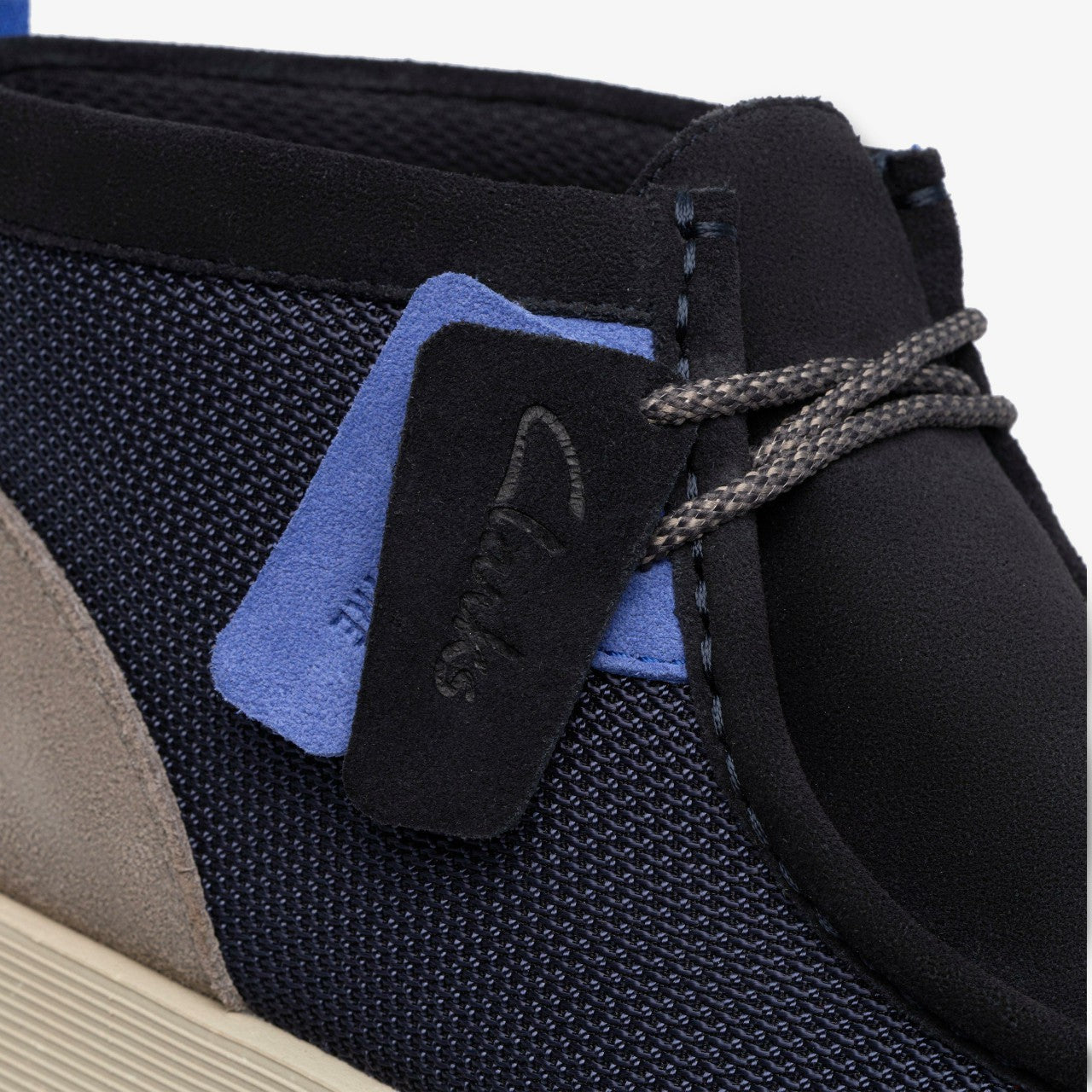 Wallabee FTR2 Boot Navy Combination | Clarks Onsale