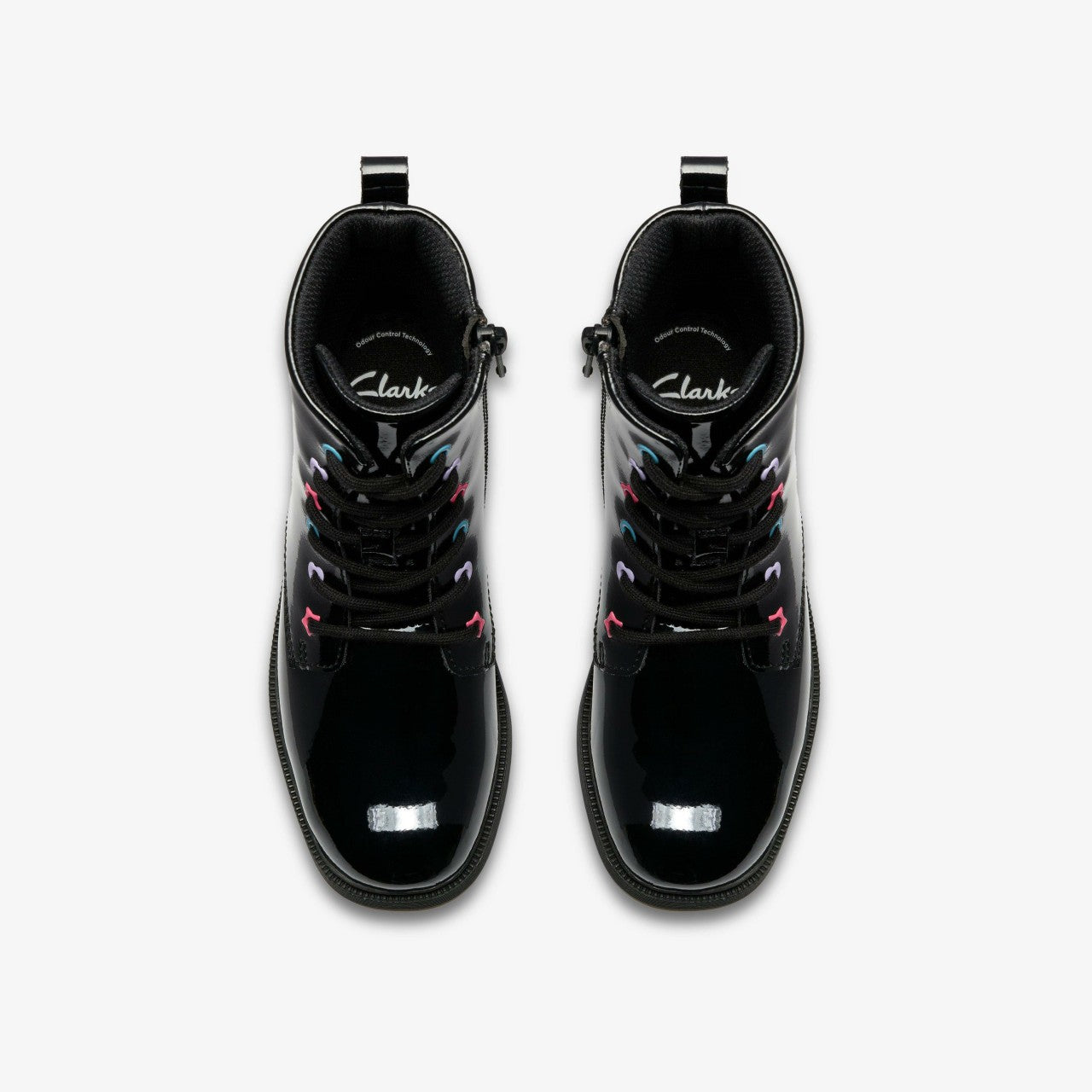 Oaklyn Charm Kid Black Patent | Clarks Onsale