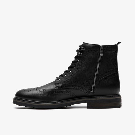 Newford Lace Boot Black Leather | Clarks