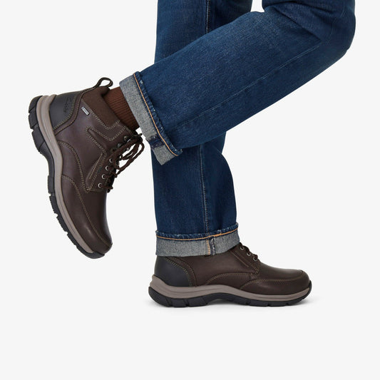 Spypath Hi GORE-TEX Dark Brown Leather | Clarks Sale