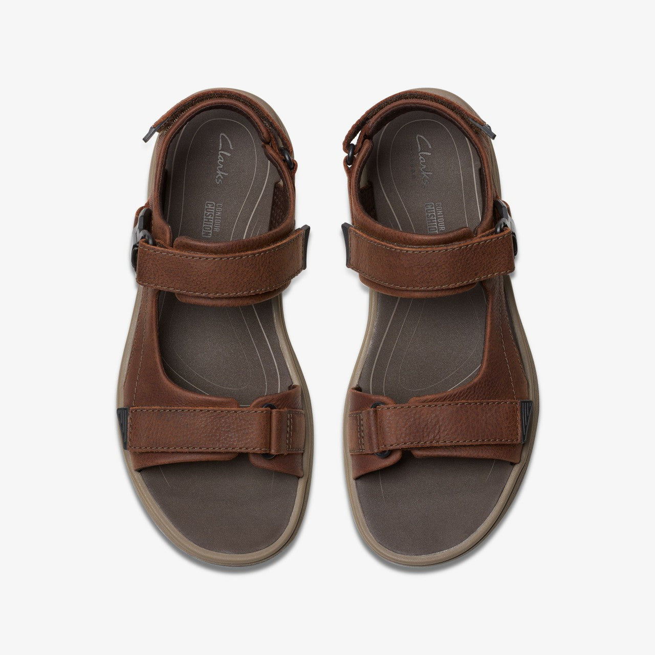 Saltway Edge Dark Brown Leather | Clarks