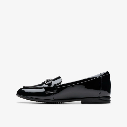 Finja Loafer Older Black Patent | Clarks US