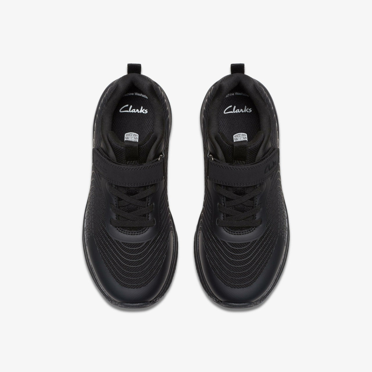 Deyes Dash Kid Black/Black | Clarks