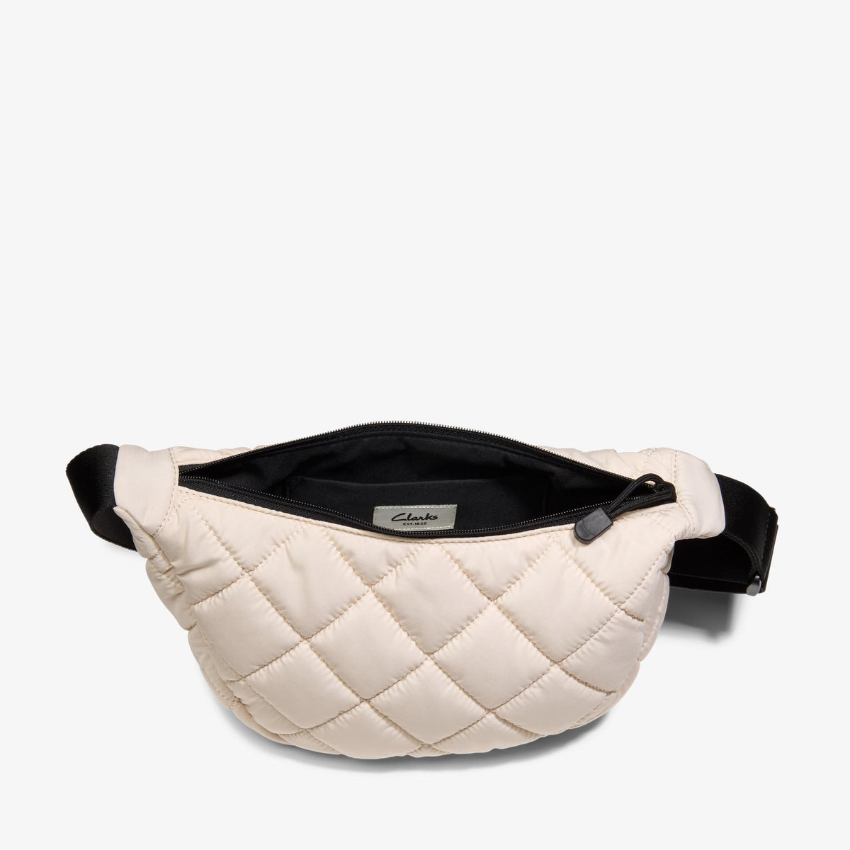 Quilted Trail Strap Crossbody Bag Cream - US 7815