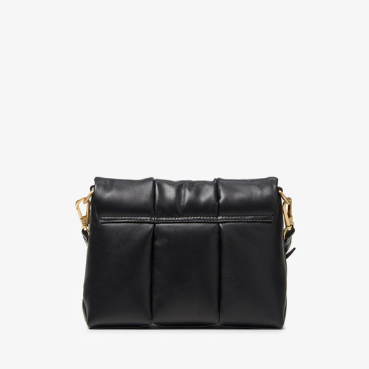 Puffy Crossbody Black Leather | Clarks US