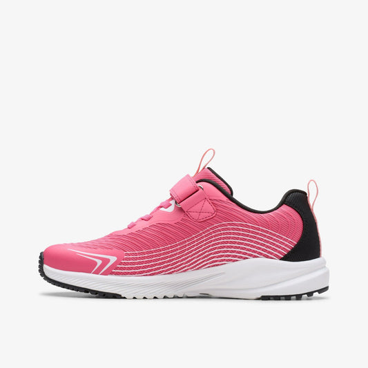 Deyes Dash Youth Pink Synthetic | Clarks Discount