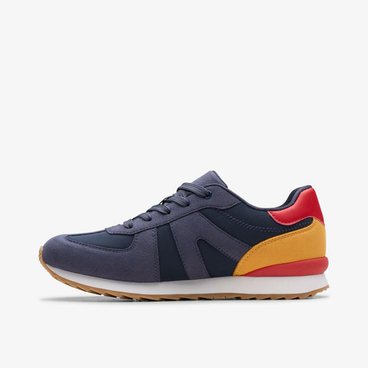 Jaspen Vibe Youth Navy | Clarks For Sale