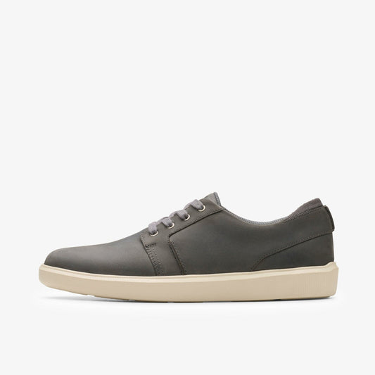 Brodin Seam Dark Grey Leather | Clarks US