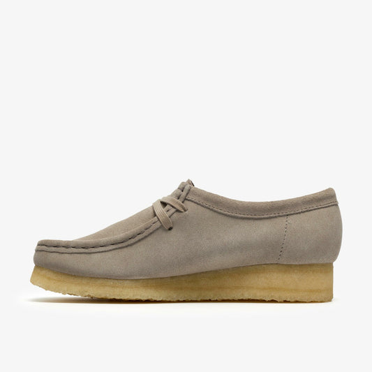 Wallabee Pale Grey Suede | Clarks For Sale