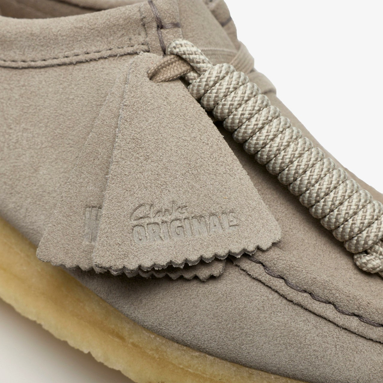 Wallabee Pale Grey Suede | Clarks For Sale