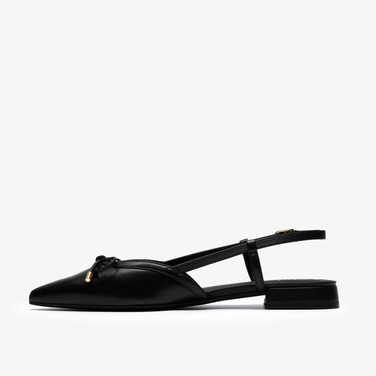 Sensa15 Bow Black Leather - US 8376