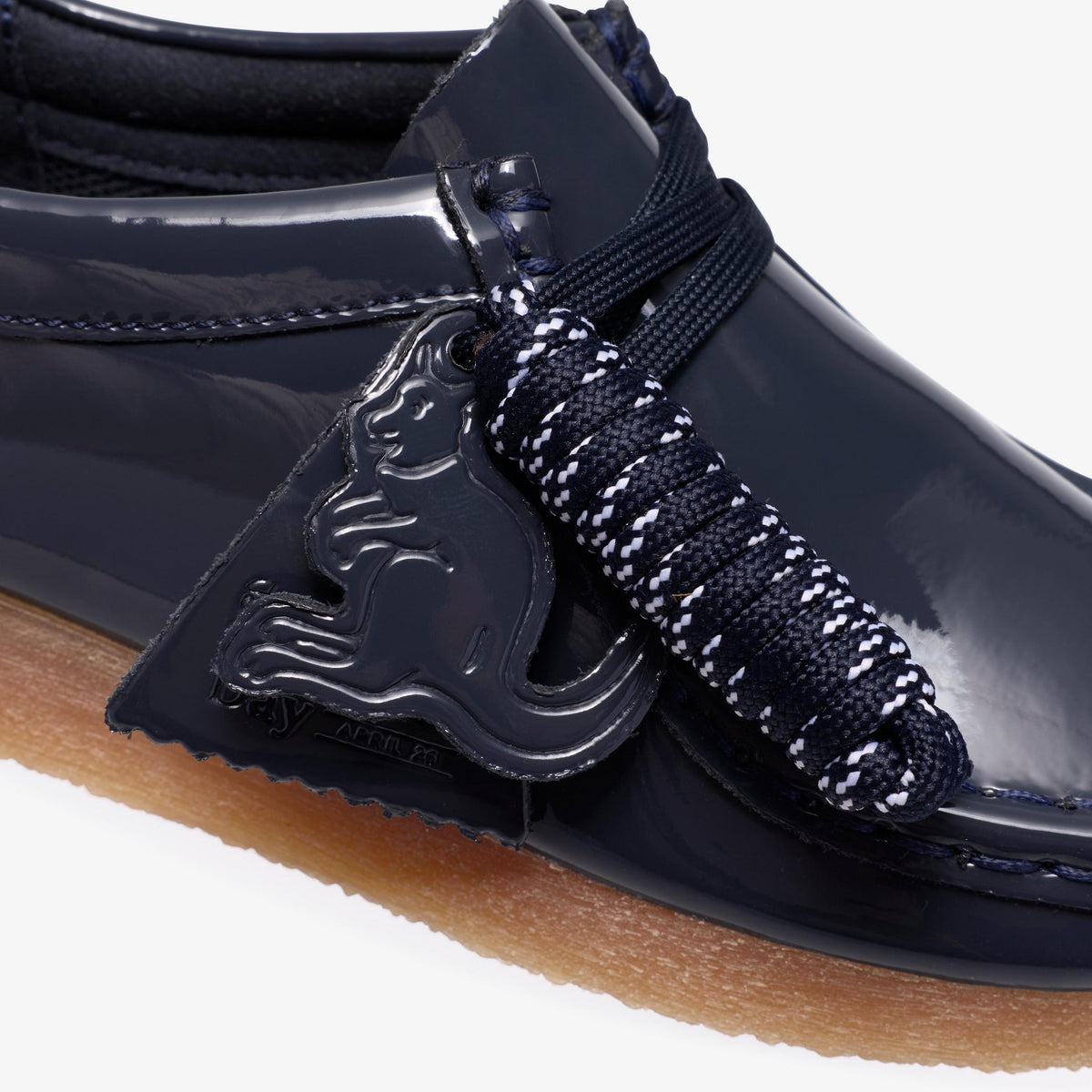 Wallabee Kid Navy Patent - US 1430