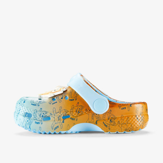 Bluey Fade Clog Kid Blue Combination | Clarks US